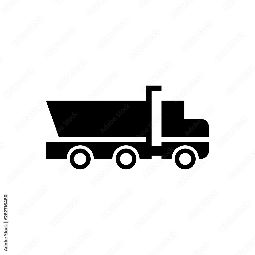 Truck icon for web and mobile