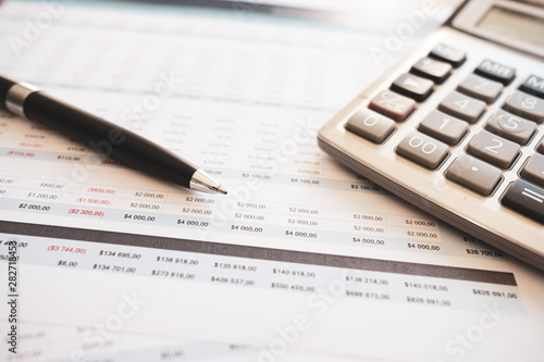 close up image of a budgeting spreadsheet © danedwards