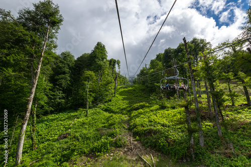 View of Caucasian mountains