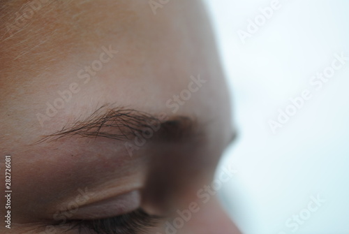 close up of human eye