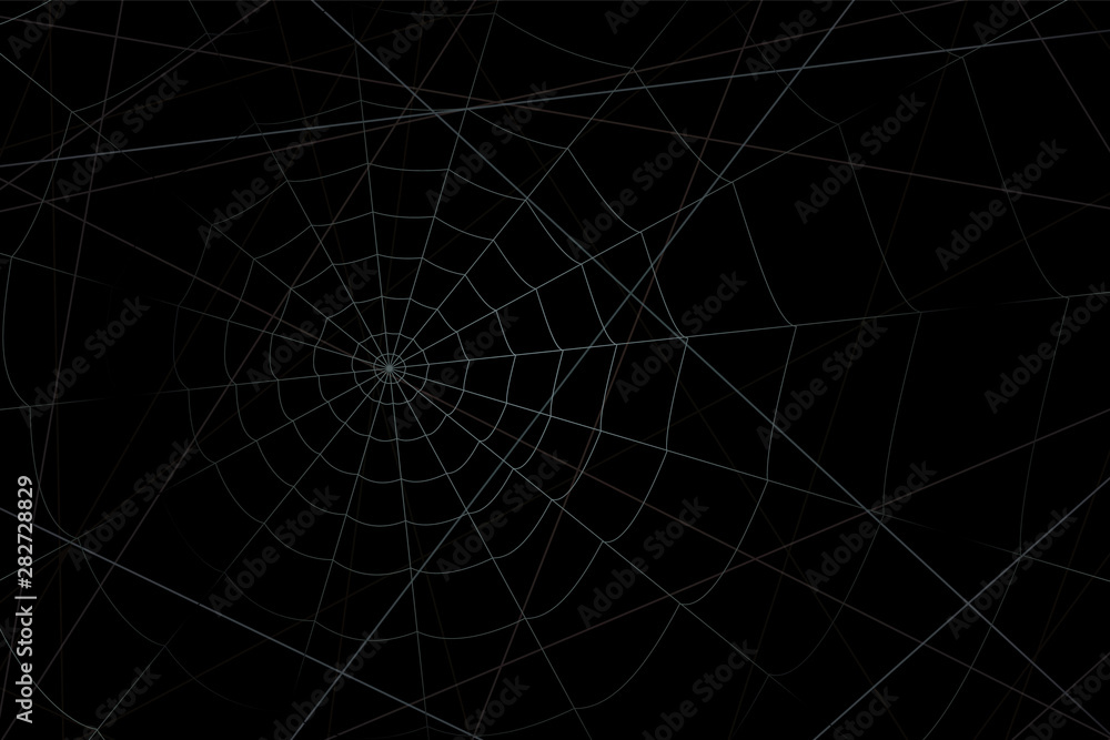 Naklejka premium concentric white web on a gray background