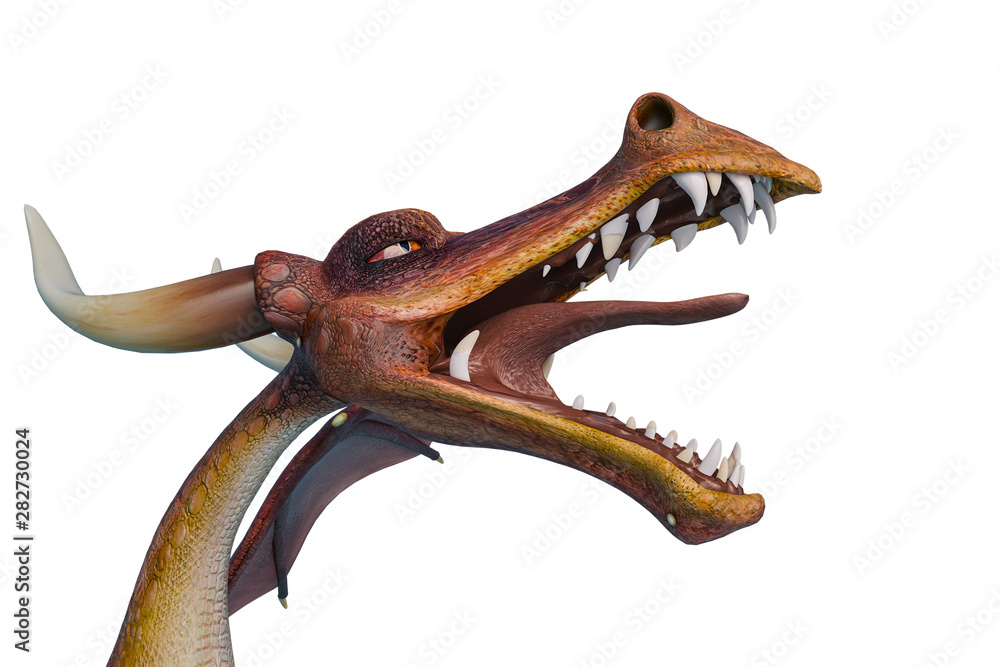 Obraz premium dragon cartoon close up