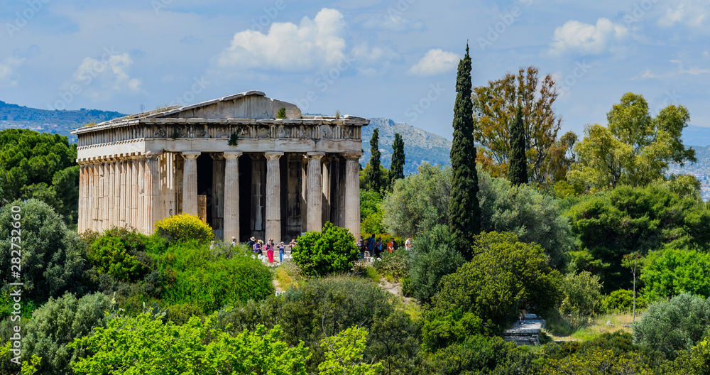 The Temple of Hephaestus in Athens