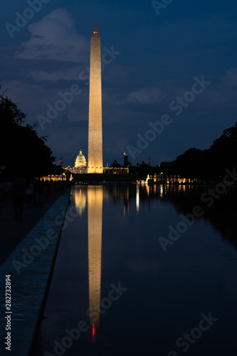 Capitol and Washing Monument as Dusk © PhotoBoanerges
