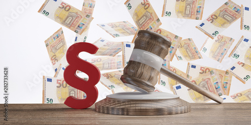 paragraph and judge gavel i...