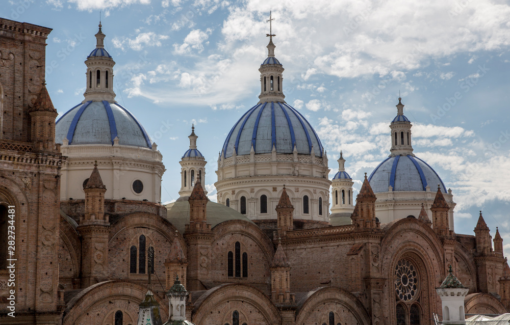 New Cathedral Domes in Cuenca, Ecuador