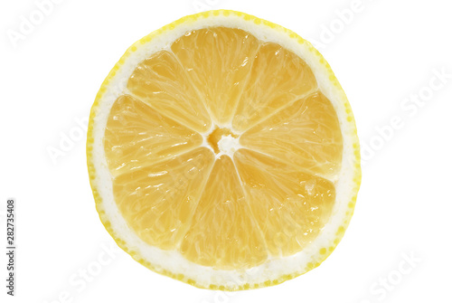 Fresh slice of lemon
