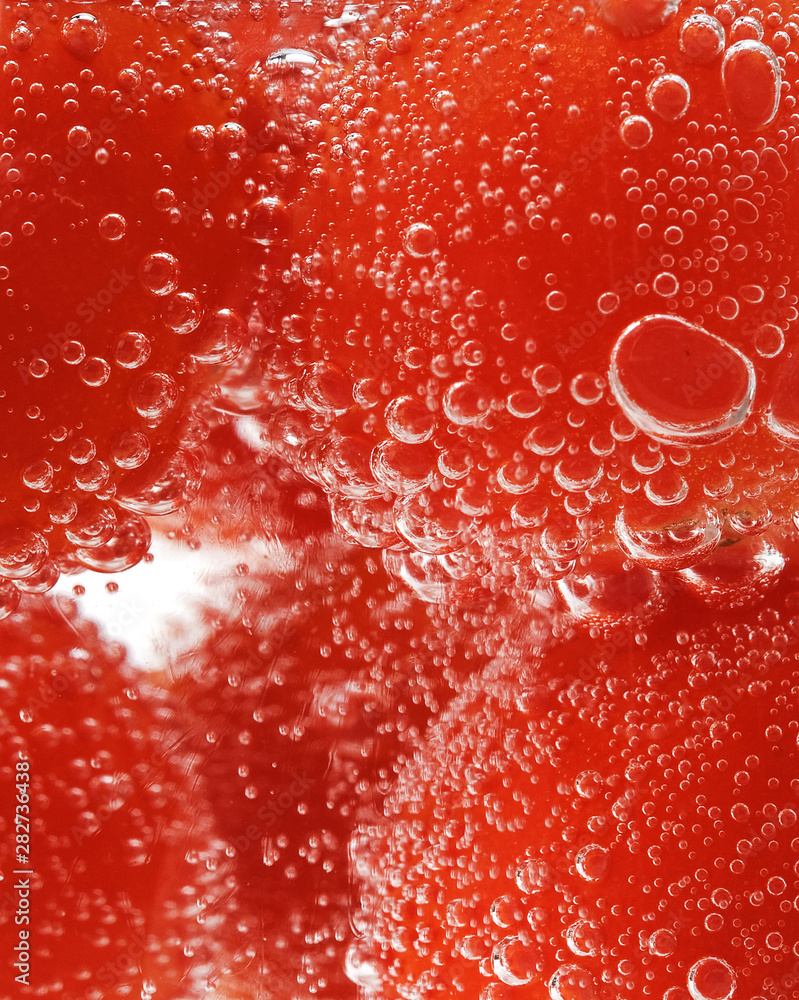 Macro photo of objects with bubbles Macro photo of objects with bubbles