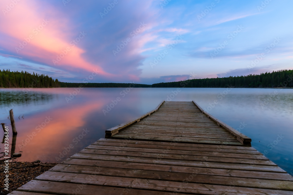 East Blue Lake Sunset