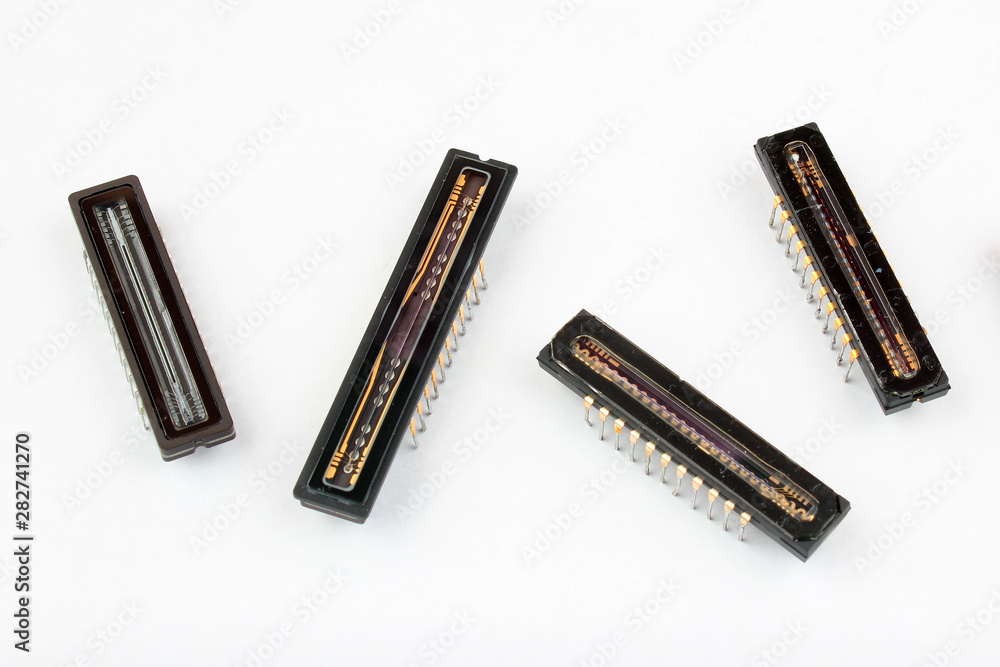 Linear charged coupled devices (CCD), optical scanner sensor chips Linear charged coupled devices (CCD), optical scanner sensor chips