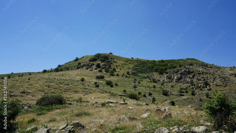 Located in the hills of ancient history Kerkenes turkey yozgat, remote Kerkenes hill,