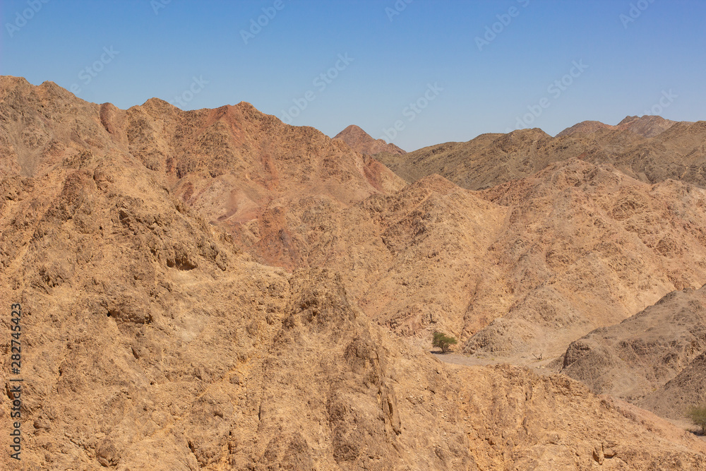 desert rocky highland mountain background dry wild scenic landscape view 