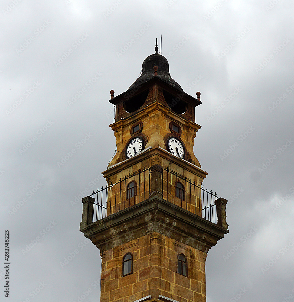 Located in historic clock tower turkey yozgat,