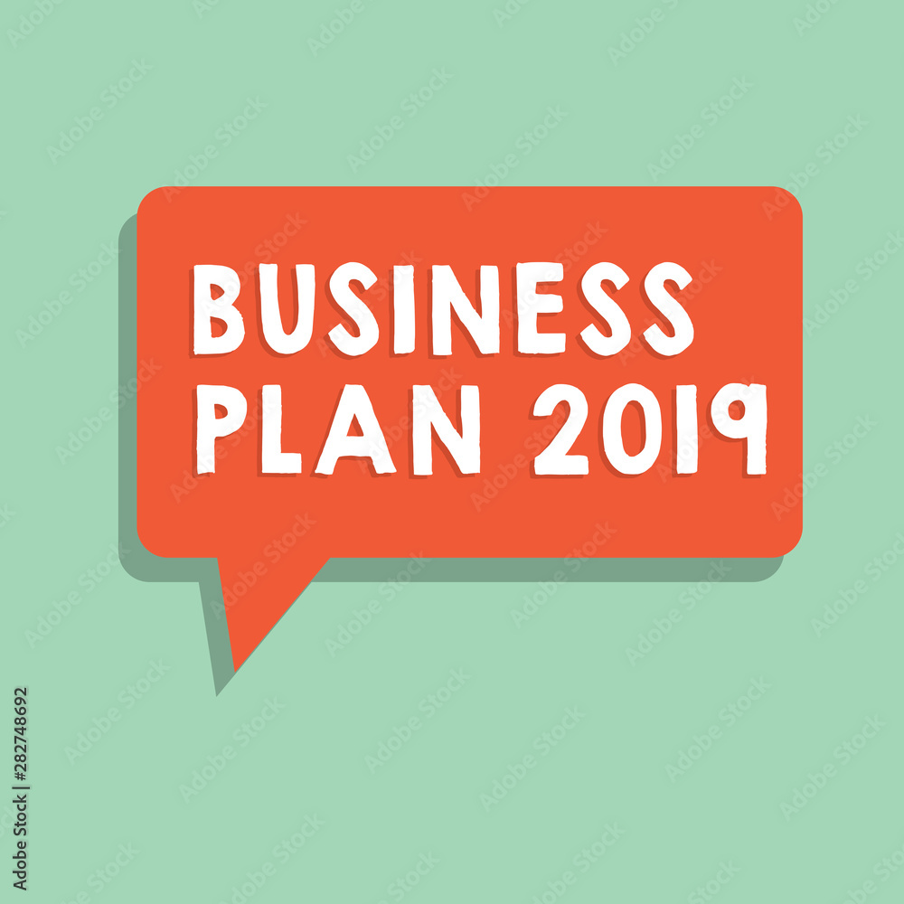 Text sign showing Business Plan 2019. Conceptual photo Challenging Business Ideas and Goals for New Year. Text sign showing Business Plan 2019. Conceptual photo Challenging Business Ideas and Goals for New Year.