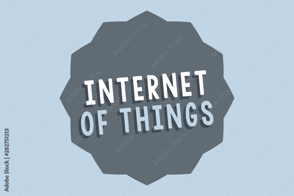Handwriting text Internet Of Things. Concept meaning connection of Devices to the Net to Send Receive Data. Handwriting text Internet Of Things. Concept meaning connection of Devices to the Net to Send Receive Data.
