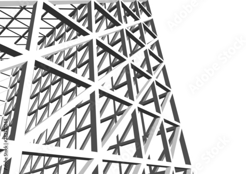 Structure building construction. Industrial background
