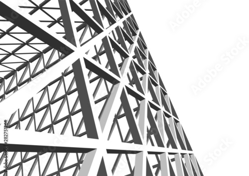 Structure building construction. Industrial background