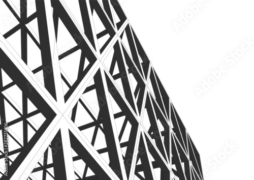 Structure building construction. Industrial background