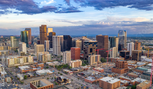 Obraz na płótnie denver aerial w salonie