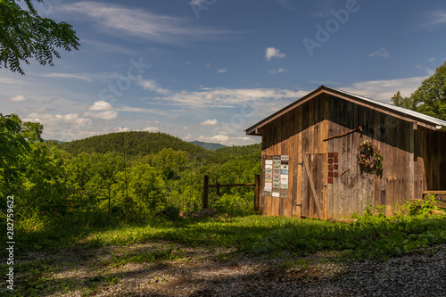 Old barn in the Great Smoky Mountains