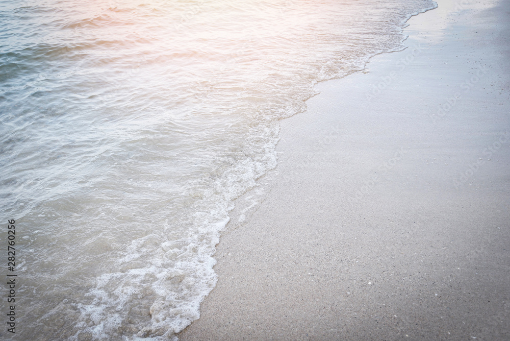 Foto wave beach background ocean sea and sandy