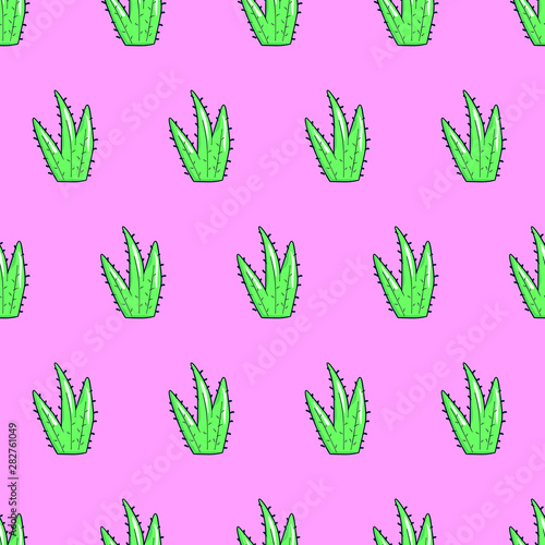 Seamless pattern. Cactus background. Use for t-shirt, greeting cards, wrapping paper, posters, fabric print.