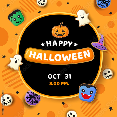 Halloween-cookies-monster