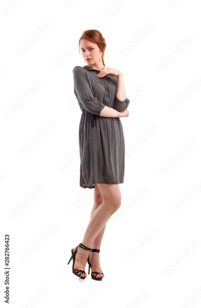 Full length portrait of a confident young female Full length portrait of a confident young female