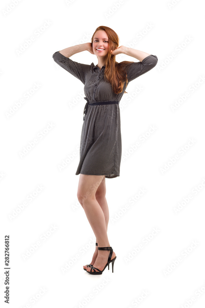 Full length portrait of a confident young female Full length portrait of a confident young female