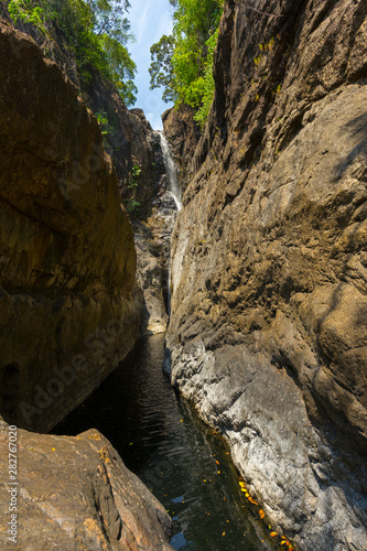Klong Plu Waterfall on the island of Koh Chang  Thailand.