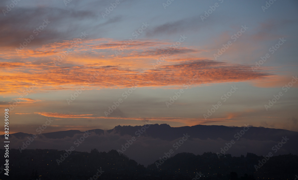 Sunrise in the mountains Sunrise in the mountains