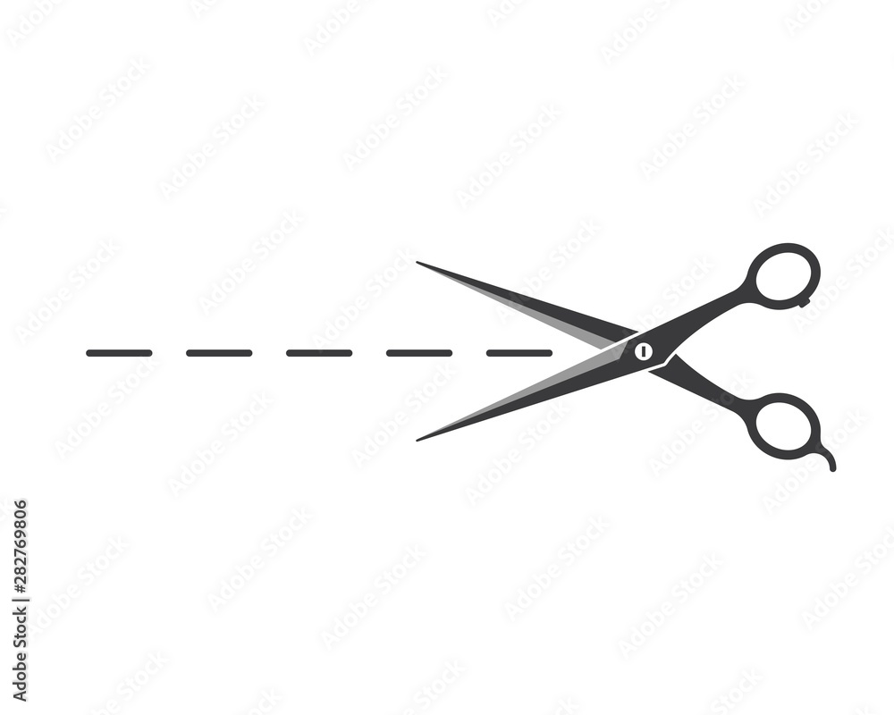 scissor icon logo vector illustration scissor icon logo vector illustration