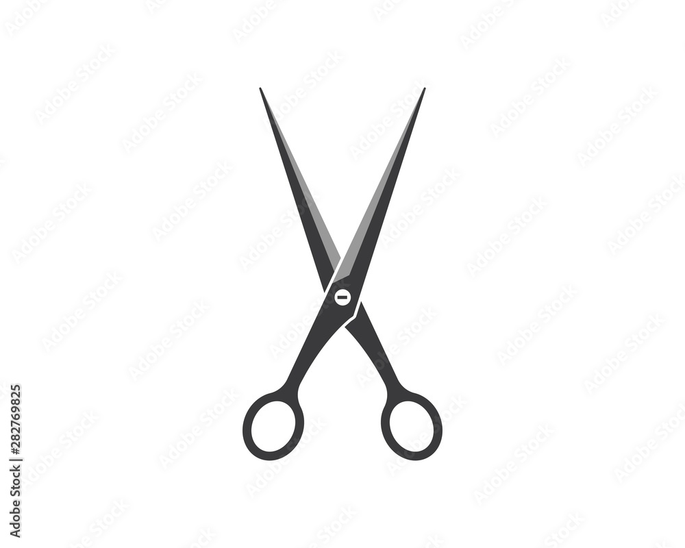 scissor icon logo vector illustration scissor icon logo vector illustration