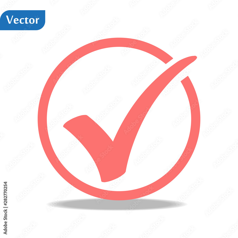 Check mark icon symbols vector. symbol for website Computer and mobile vector. Check mark icon symbols vector. symbol for website Computer and mobile vector.