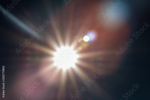 abstract background with rays of light