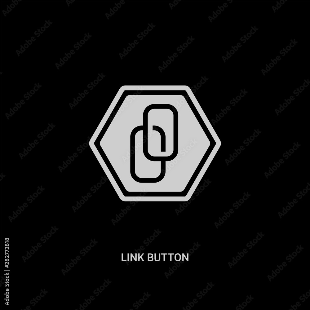 white link button vector icon on black background. modern flat link button from ui concept vector sign symbol can be use for web, mobile and logo. white link button vector icon on black background. modern flat link button from ui concept vector sign symbol can be use for web, mobile and logo.