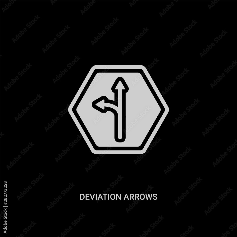 white deviation arrows vector icon on black background. modern flat deviation arrows from ui concept vector sign symbol can be use for web, mobile and logo. white deviation arrows vector icon on black background. modern flat deviation arrows from ui concept vector sign symbol can be use for web, mobile and logo.