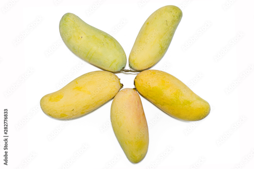 Pile yellow ripe mango Pile yellow ripe mango
