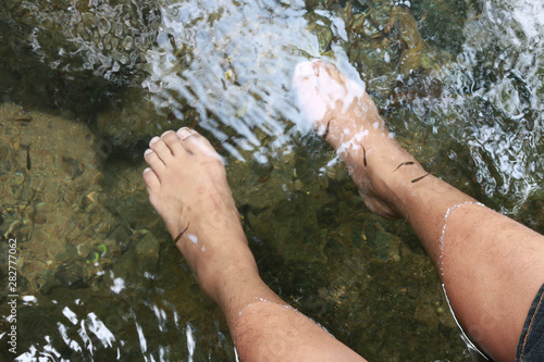 fish spa pedicure by nature in Thailand