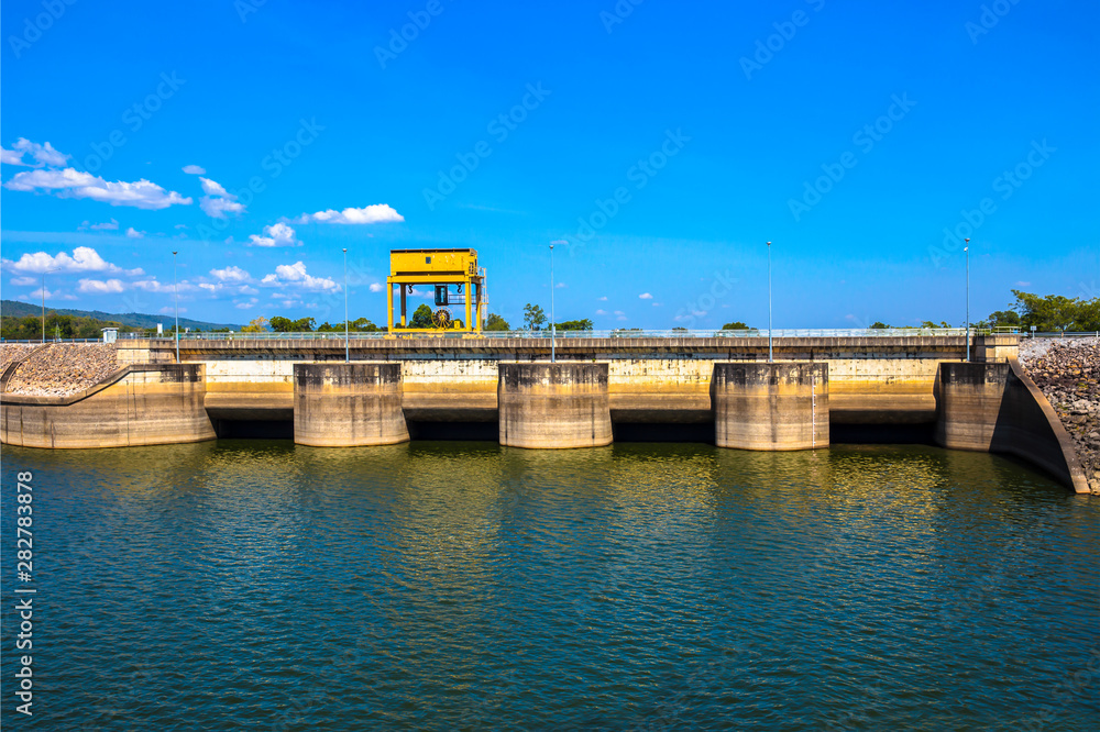 Naklejka premium Thailand, Abstract, Accidents and Disasters, Architecture, Blue