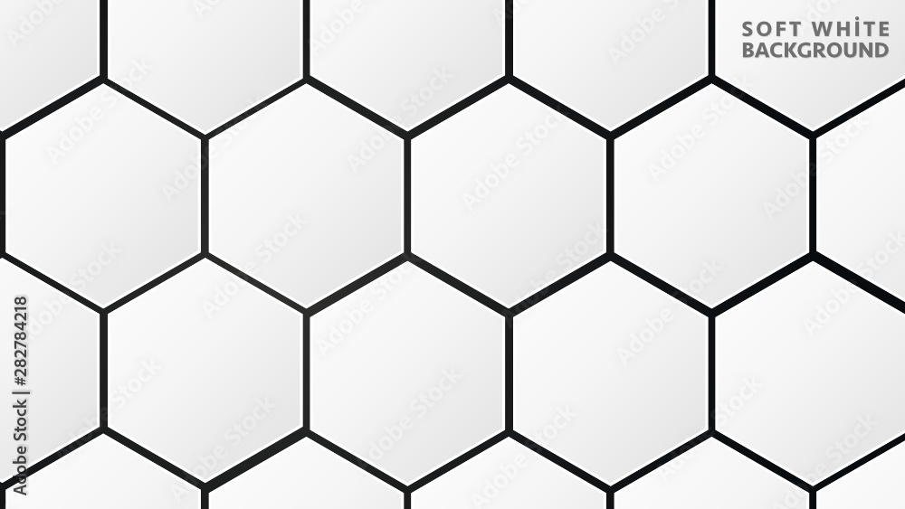 Soft White and Grey Gradient Hexagon Pattern Background for Business Web Design Print Presentation Soft White and Grey Gradient Hexagon Pattern Background for Business Web Design Print Presentation