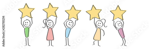 Personen mit 5 Sternen