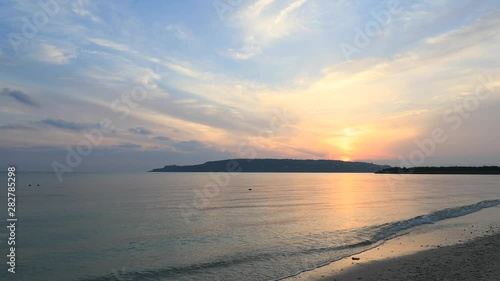 夕焼け空と美しい海
