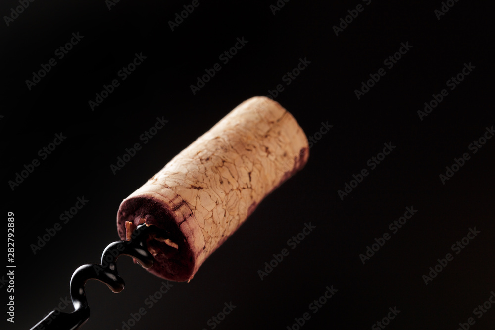 Bottle opener close-up, on dark background. - Image Bottle opener close-up, on dark background. - Image