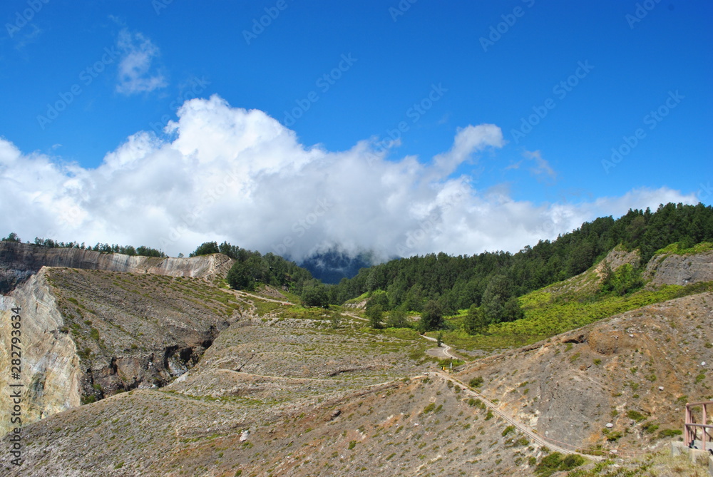 the hills around Kelimutu volcano colored crater lakes, Flores, Indonesia the hills around Kelimutu volcano colored crater lakes, Flores, Indonesia