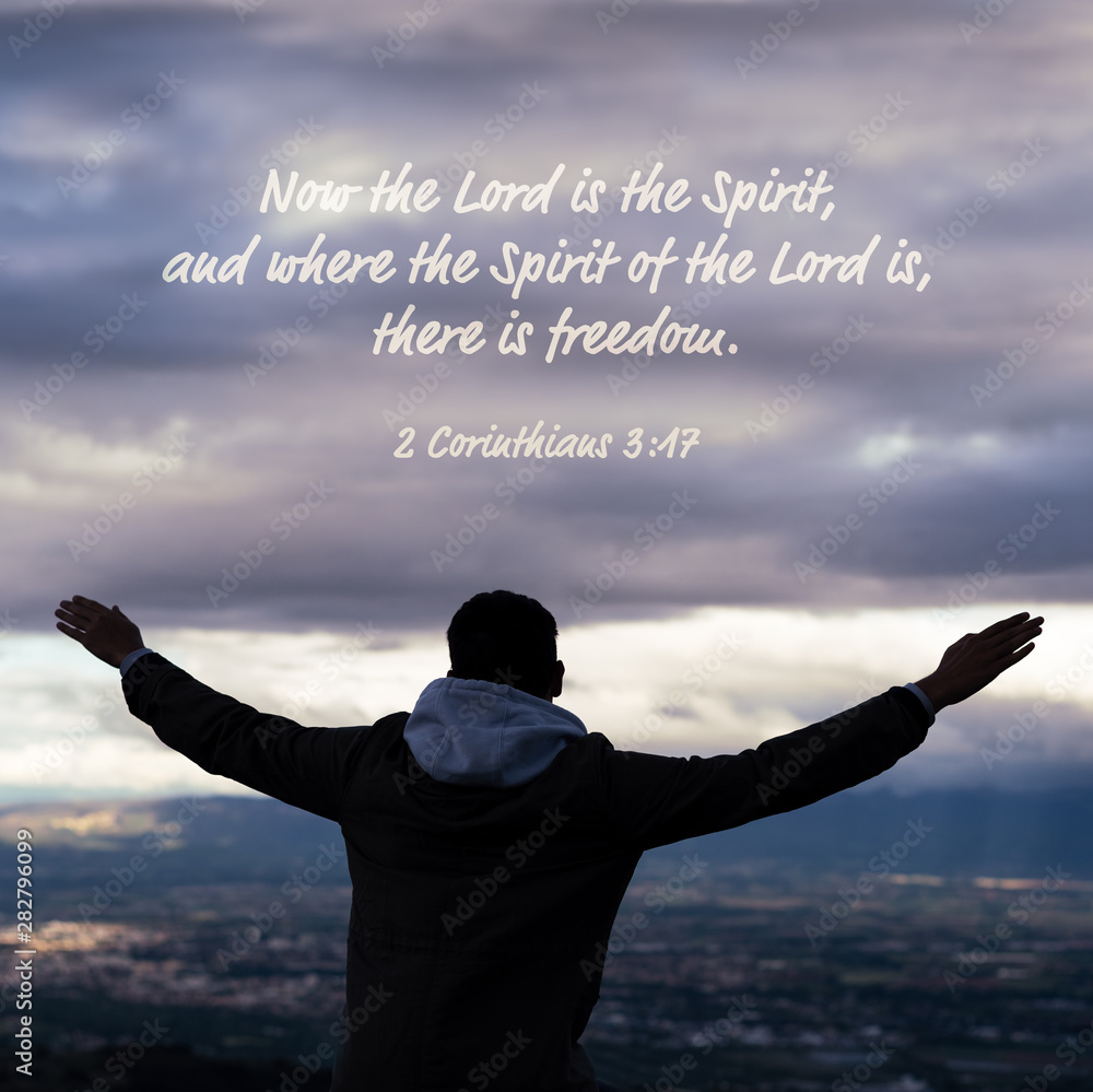 Christian worship and praise. A young man is praying and worshiping in the evening. Christian worship and praise. A young man is praying and worshiping in the evening.