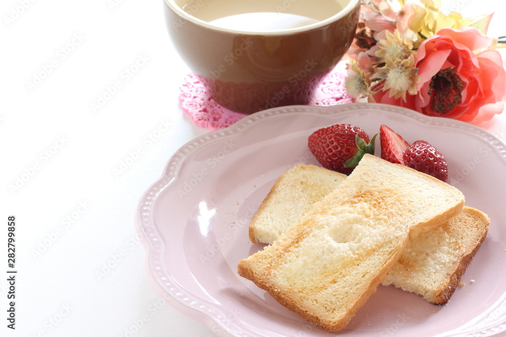 Homemade sugar rusk bread for snack food image Homemade sugar rusk bread for snack food image