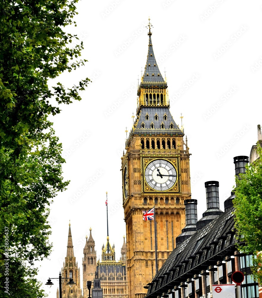 ロンドン ビッグベンと町並み イギリス Foto De Stock Adobe Stock