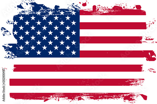 Malowana flaga USA