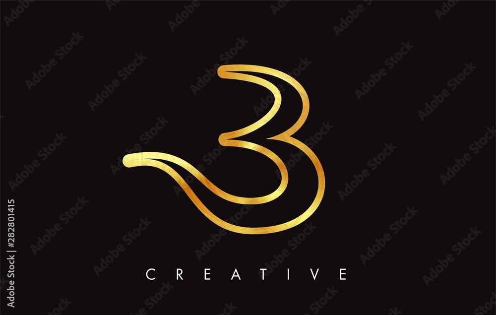 B Gold Golden Letter Modern Trendy Design Logo. Letter B Icon Logo with Modern Monogram B Gold Golden Letter Modern Trendy Design Logo. Letter B Icon Logo with Modern Monogram